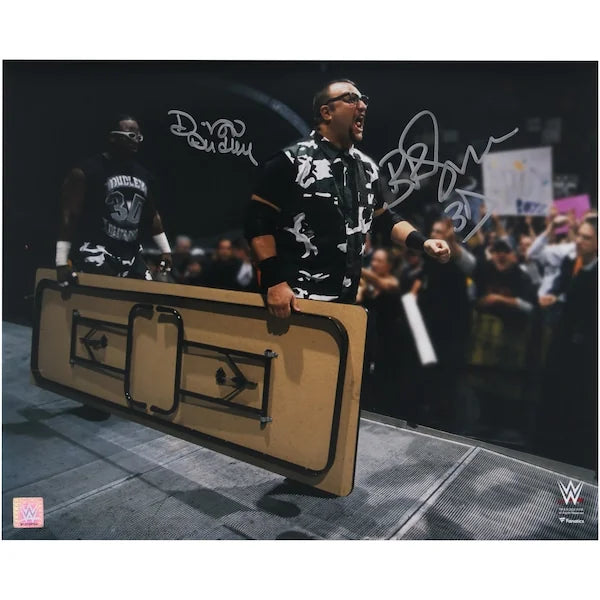 Dudley Boyz Signed 16 x 20 Table Photograph | Authenticated