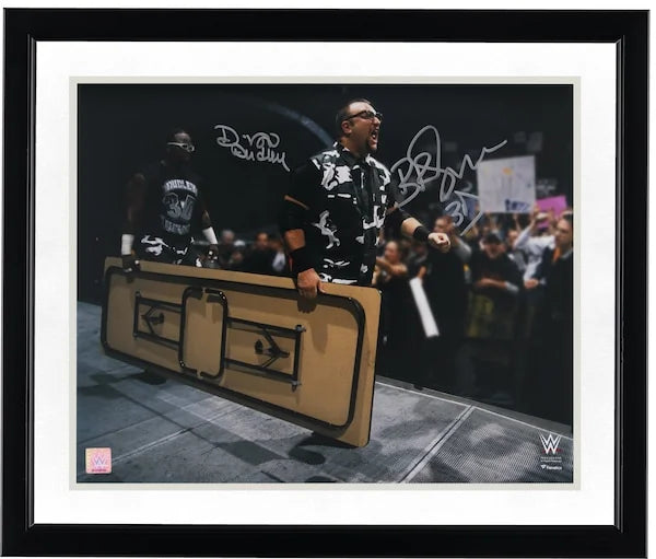 Dudley Boyz Signed 16 x 20 Table Photograph | Authenticated