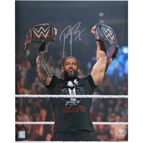Roman Reigns Signed 16 x 20 Photograph | Raising Titles