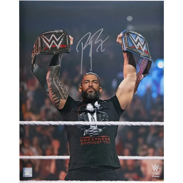 Roman Reigns Signed 16 x 20 Photograph | Raising Titles