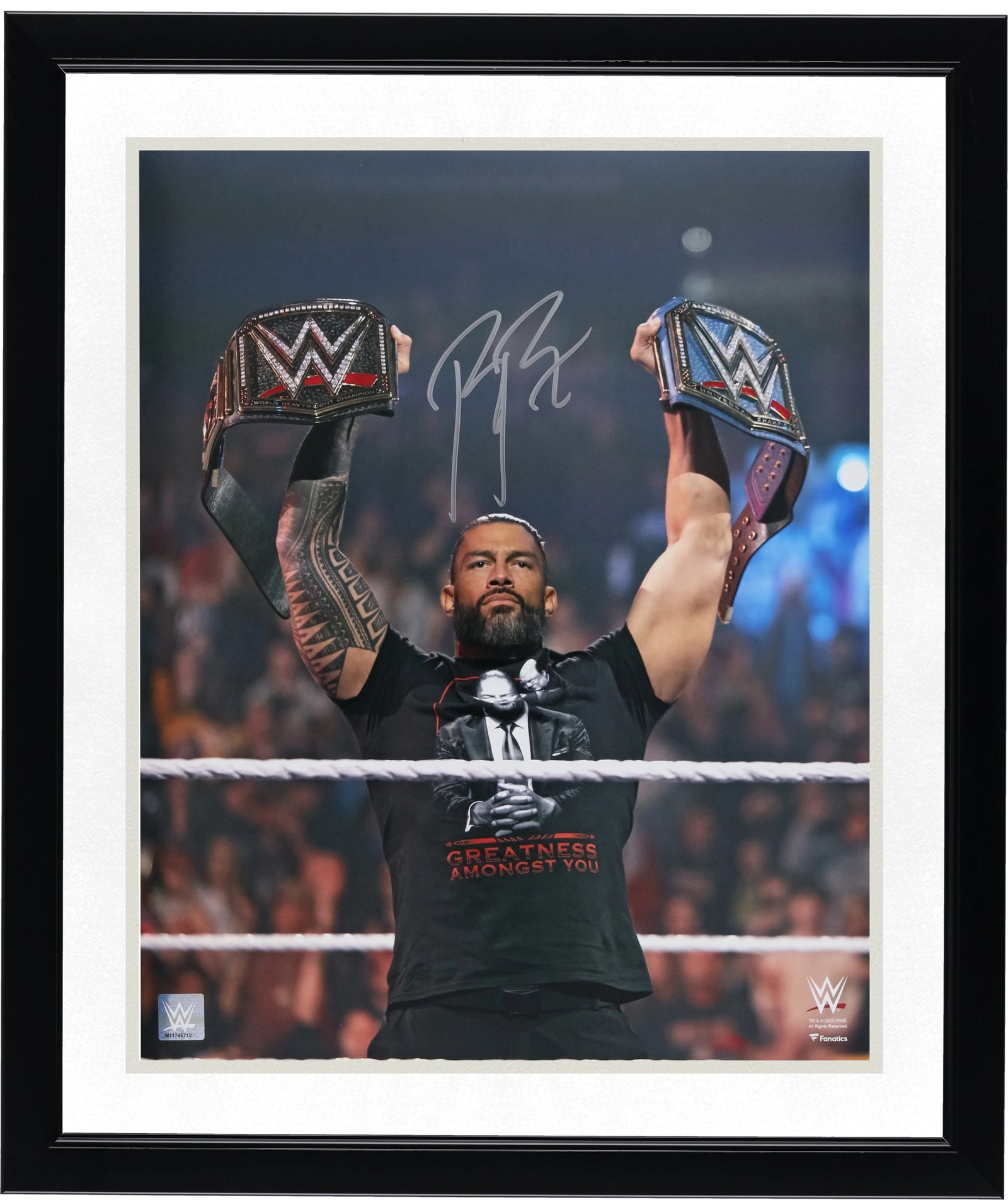 Roman Reigns Signed 16 x 20 Photograph | Raising Titles