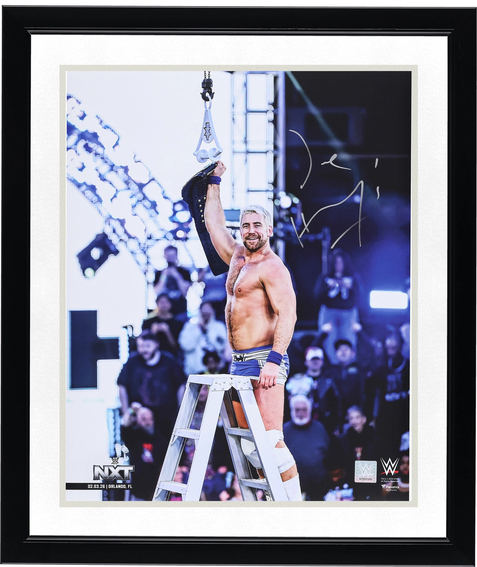Joe Hendry Signed 16 x 20 Photo | NXT Title