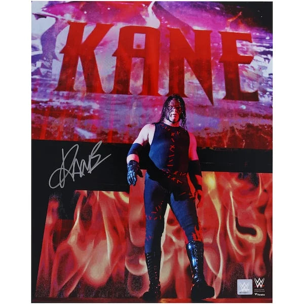 Kane WWE Signed 16 x 20 Entrance Photo | Authenticated