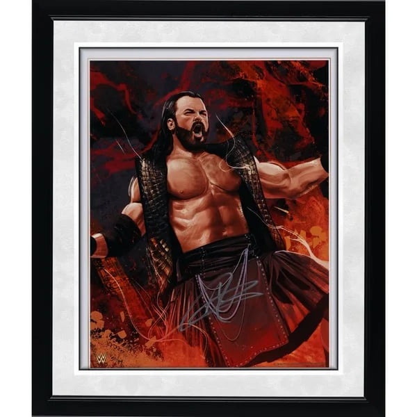 Drew McIntyre Signed 16 x 20 Art Print | Jonathan Bartlett Limited Edition | W16WRMC0055
