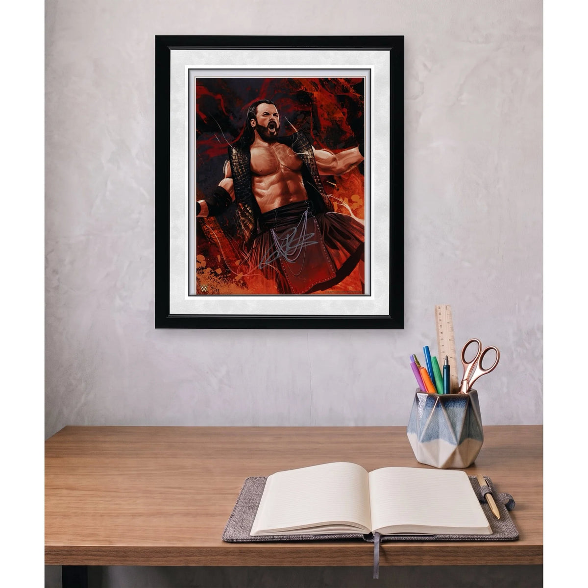 Drew McIntyre Signed 16 x 20 Art Print | Jonathan Bartlett Limited Edition | W16WRMC0055