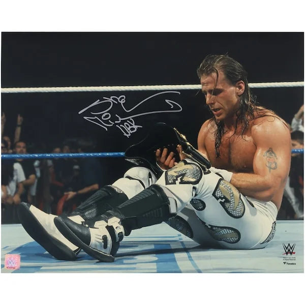 Shawn Michaels Signed 16 x 20 Photo | WrestleMania 12 Title