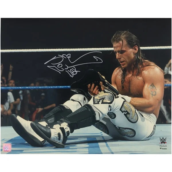 Shawn Michaels Signed 16 x 20 Photo | WrestleMania 12 Title