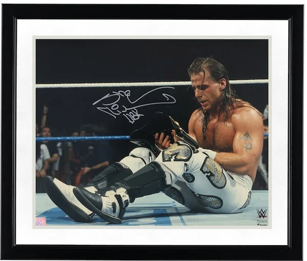 Shawn Michaels Signed 16 x 20 Photo | WrestleMania 12 Title