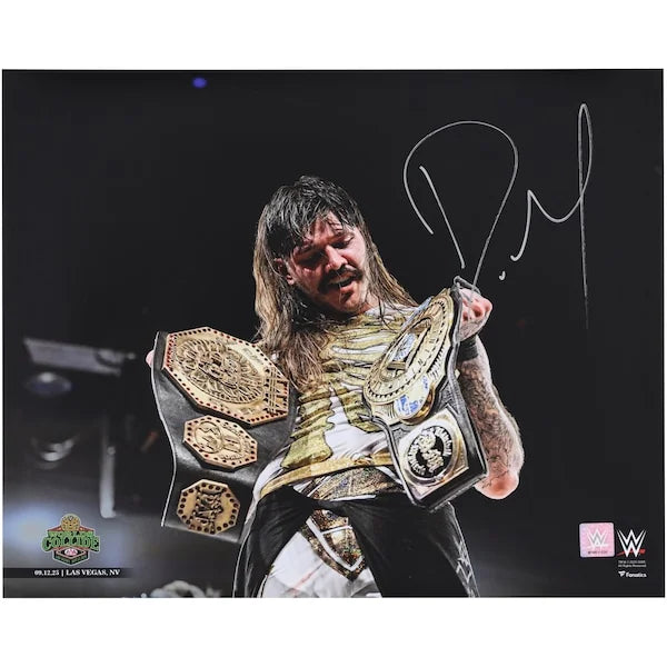 Dominik Mysterio Signed 16 x 20 Photograph | AAA Worlds Collide Dual Champion