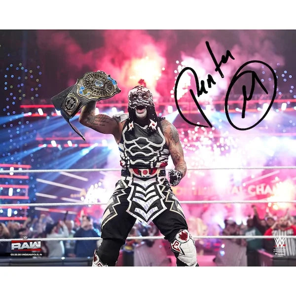 Penta Signed 16 x 20 Photo | Raising Intercontinental Championship