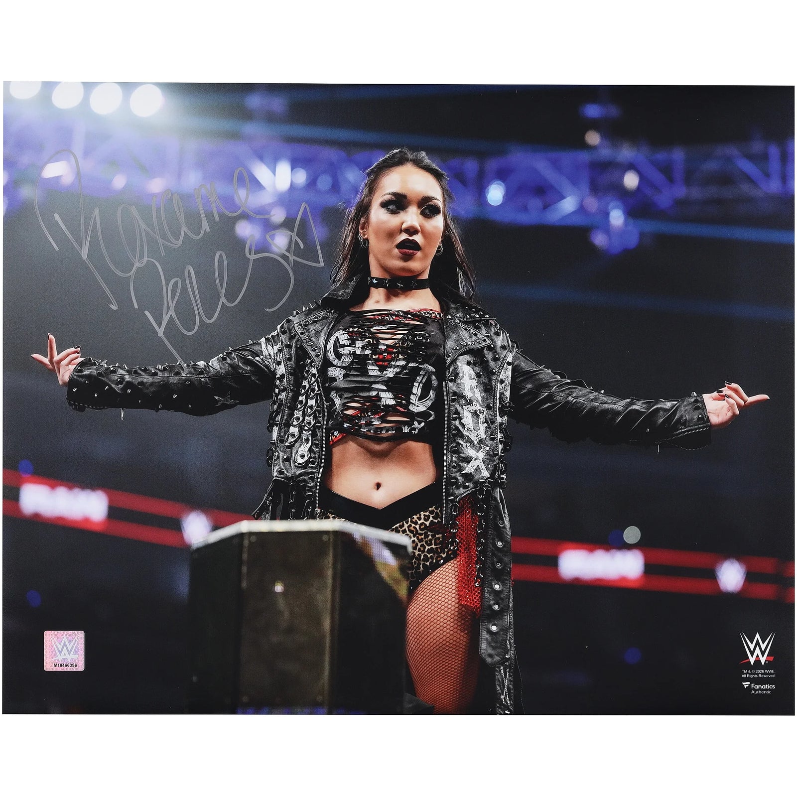 Roxanne Perez Signed 16 x 20 In-Ring Photo | WWE Authenticated