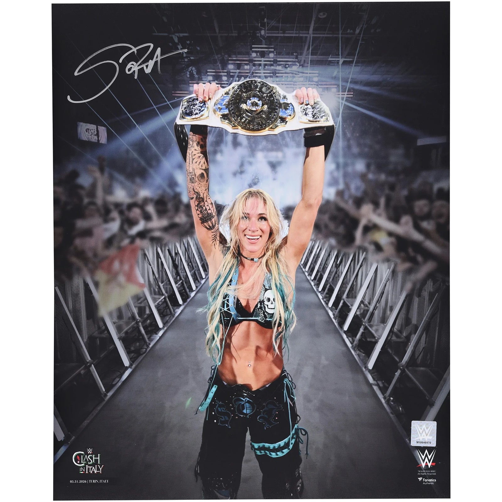 Sol Ruca Signed 16 x 20 Photo | Women's Intercontinental Title