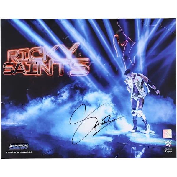 Ricky Saints Signed 16 x 20 Photo | SmackDown Debut
