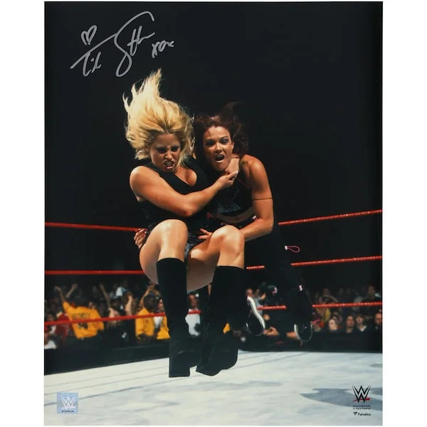 Trish Stratus Signed 16 x 20 Photo | Bulldog on Lita