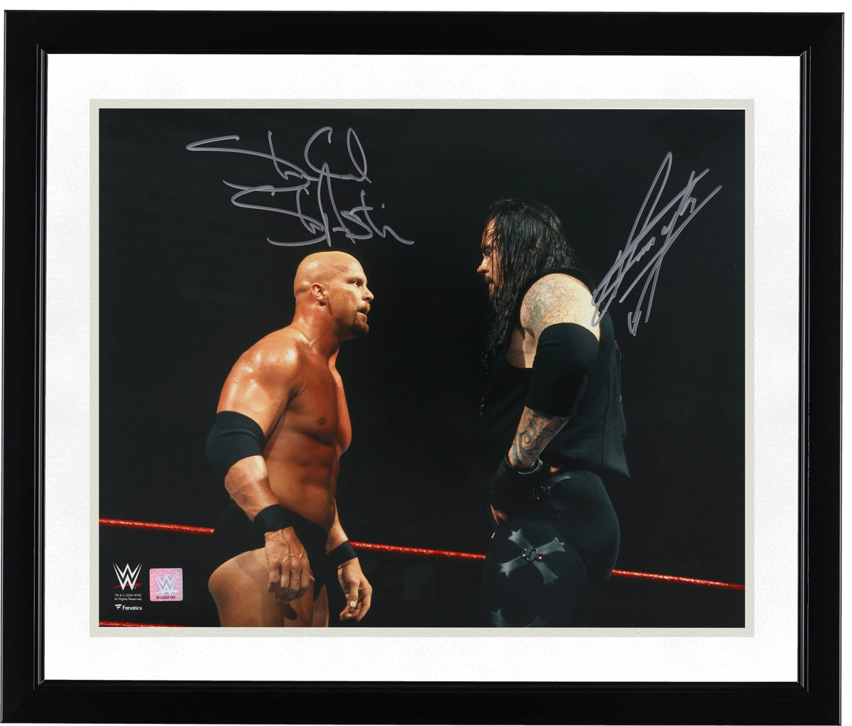 The Undertaker & Stone Cold Steve Austin Signed 16 x 20 Photo | WWE