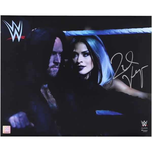 Zelina Vega Signed 16 x 20 In-Ring Corner Photograph | W16WRVE0004