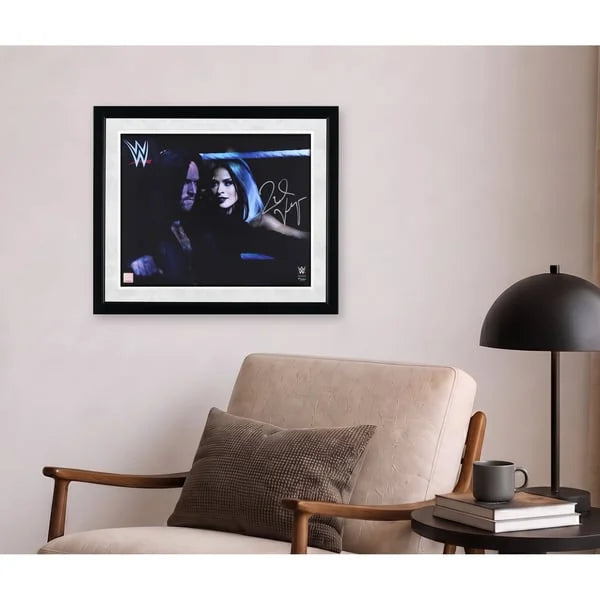 Zelina Vega Signed 16 x 20 In-Ring Corner Photograph | W16WRVE0004
