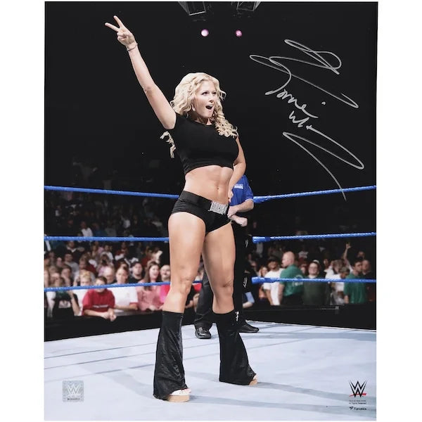 Torrie Wilson Signed WWE 16 x 20 In-Ring Photograph | Authenticated