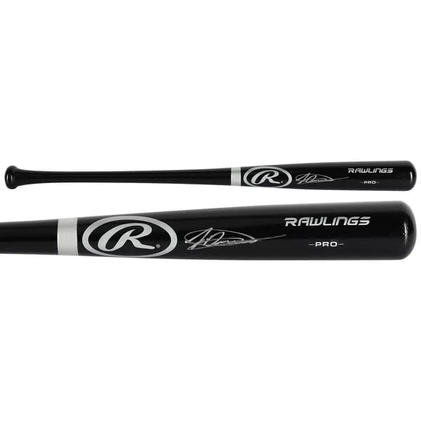 Jasson Dominguez Signed Rawlings Pro Black Bat | Yankees | WBATSDO0008