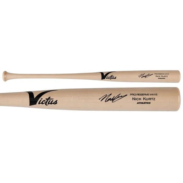 Nick Kurtz Signed Victus Game Model Bat | Athletics | WBATSKU0972