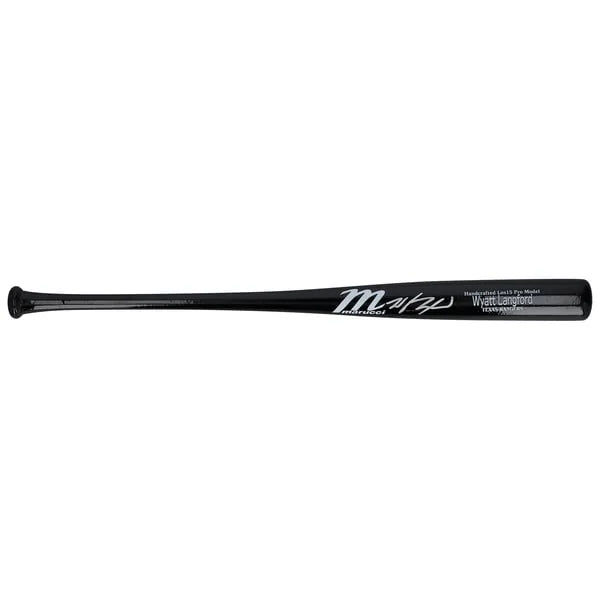 Wyatt Langford Signed Marucci Game Model Mini Bat | Texas Rangers | WBATSLA0007