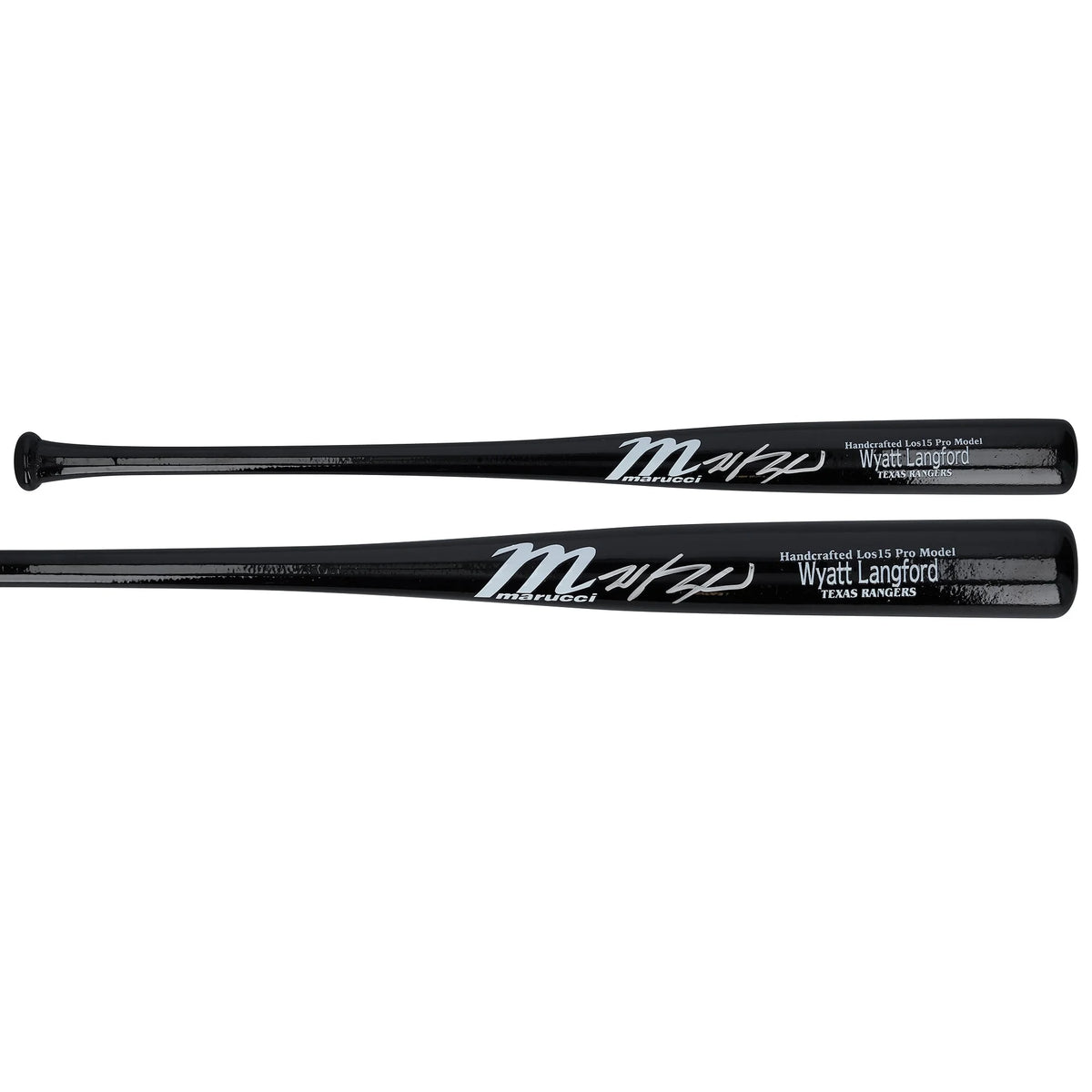 Wyatt Langford Signed Marucci Game Model Mini Bat | Texas Rangers | WBATSLA0007
