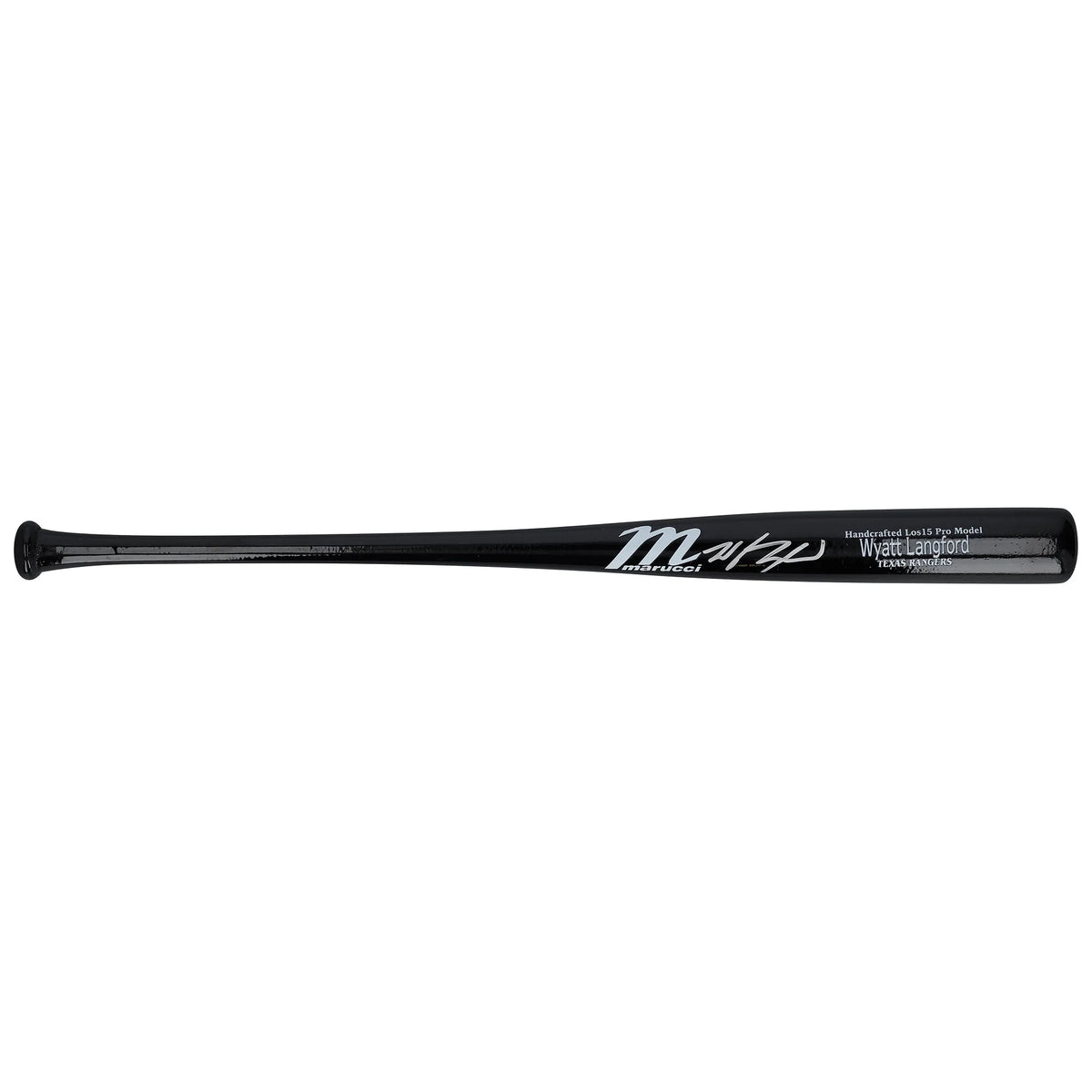 Wyatt Langford Signed Marucci Game Model Mini Bat | Texas Rangers | WBATSLA0007
