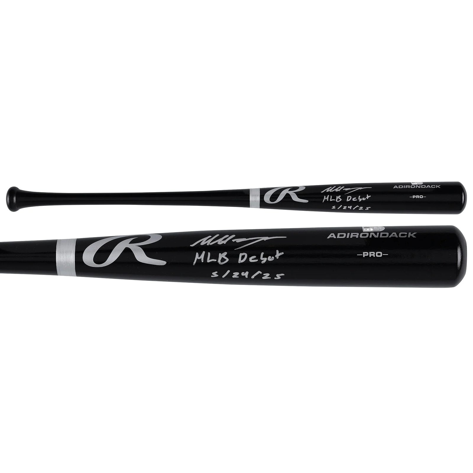 Marcelo Mayer Signed Black Rawlings Pro Bat | MLB Debut 5/24/25