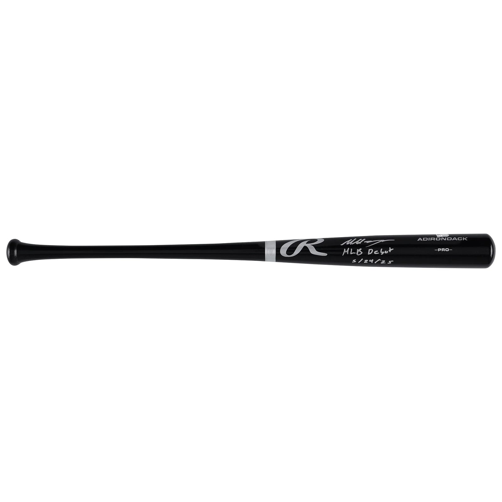 Marcelo Mayer Signed Black Rawlings Pro Bat | MLB Debut 5/24/25