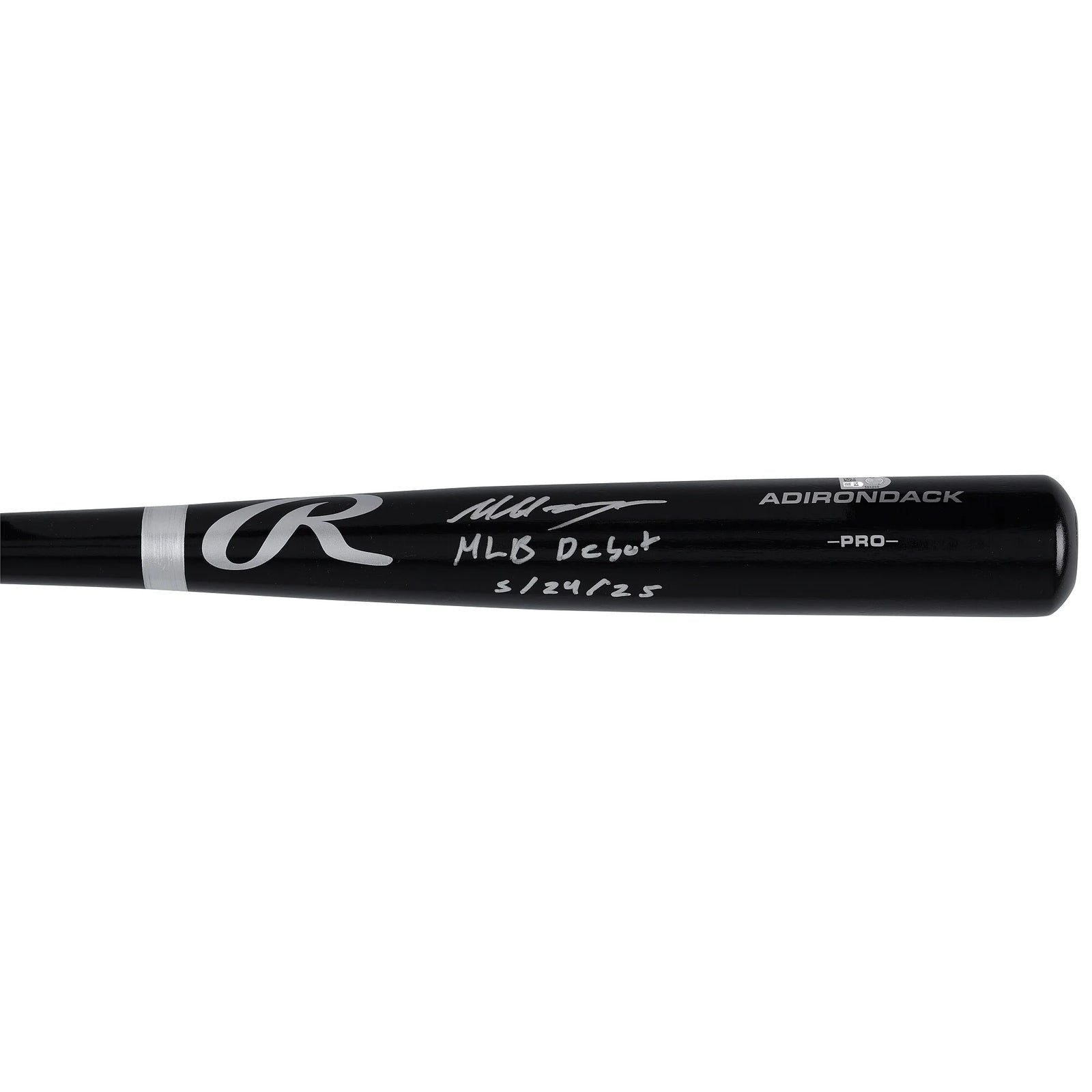Marcelo Mayer Signed Black Rawlings Pro Bat | MLB Debut 5/24/25