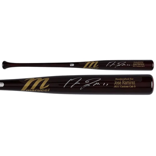 Jose Ramirez Signed Marucci Game Model Bat | Cleveland Guardians | WBATSRA0033
