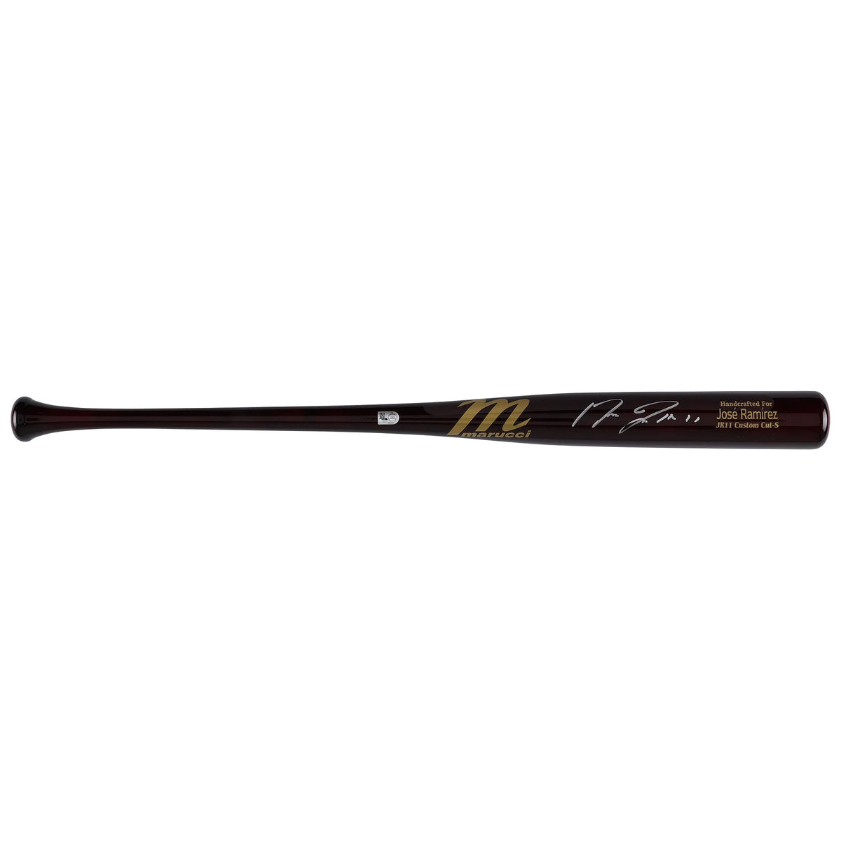 Jose Ramirez Signed Marucci Game Model Bat | Cleveland Guardians | WBATSRA0033