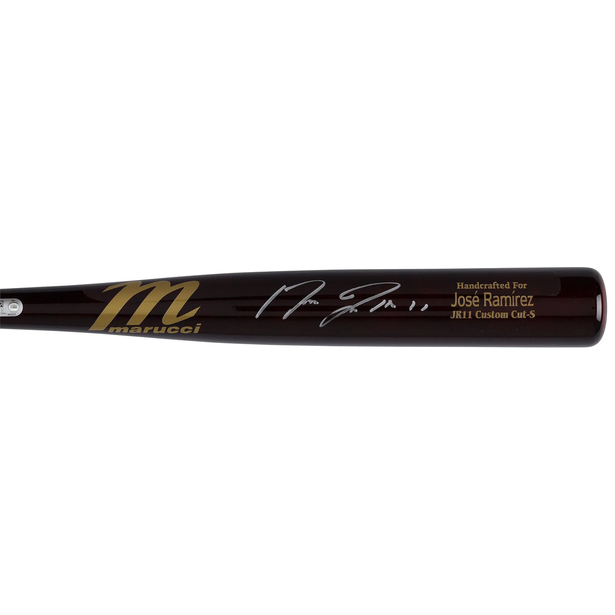 Jose Ramirez Signed Marucci Game Model Bat | Cleveland Guardians | WBATSRA0033