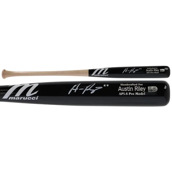 Austin Riley Signed Marucci Game Model Bat | Atlanta Braves | WBATSRI0048