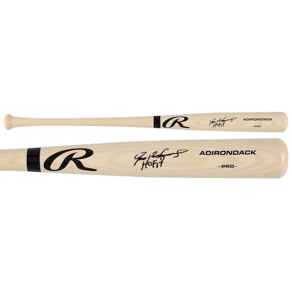 Ivan Rodriguez Signed Blonde Rawlings Pro Bat | HOF 17 Inscription