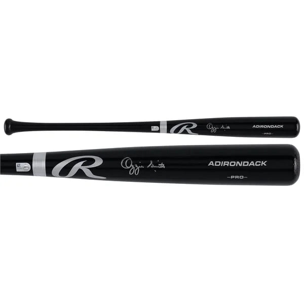 Ozzie Smith Signed Black Rawlings Pro Bat | St. Louis Cardinals | WBATSSM0047