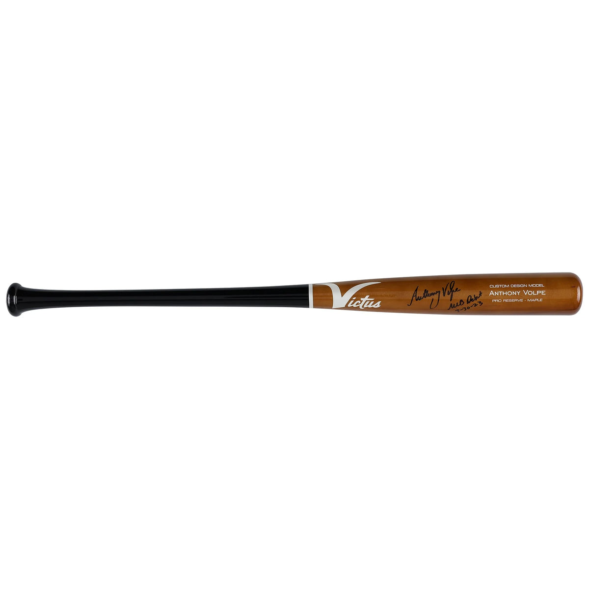 Anthony Volpe Signed Victus Game Model Bat | "MLB Debut 3-30-23" Inscription | WBATSVO0017