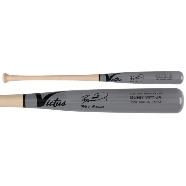 Bobby Witt Jr. Signed Victus Game Model Bat | Bobby Baseball Inscription | WBATSWI0033