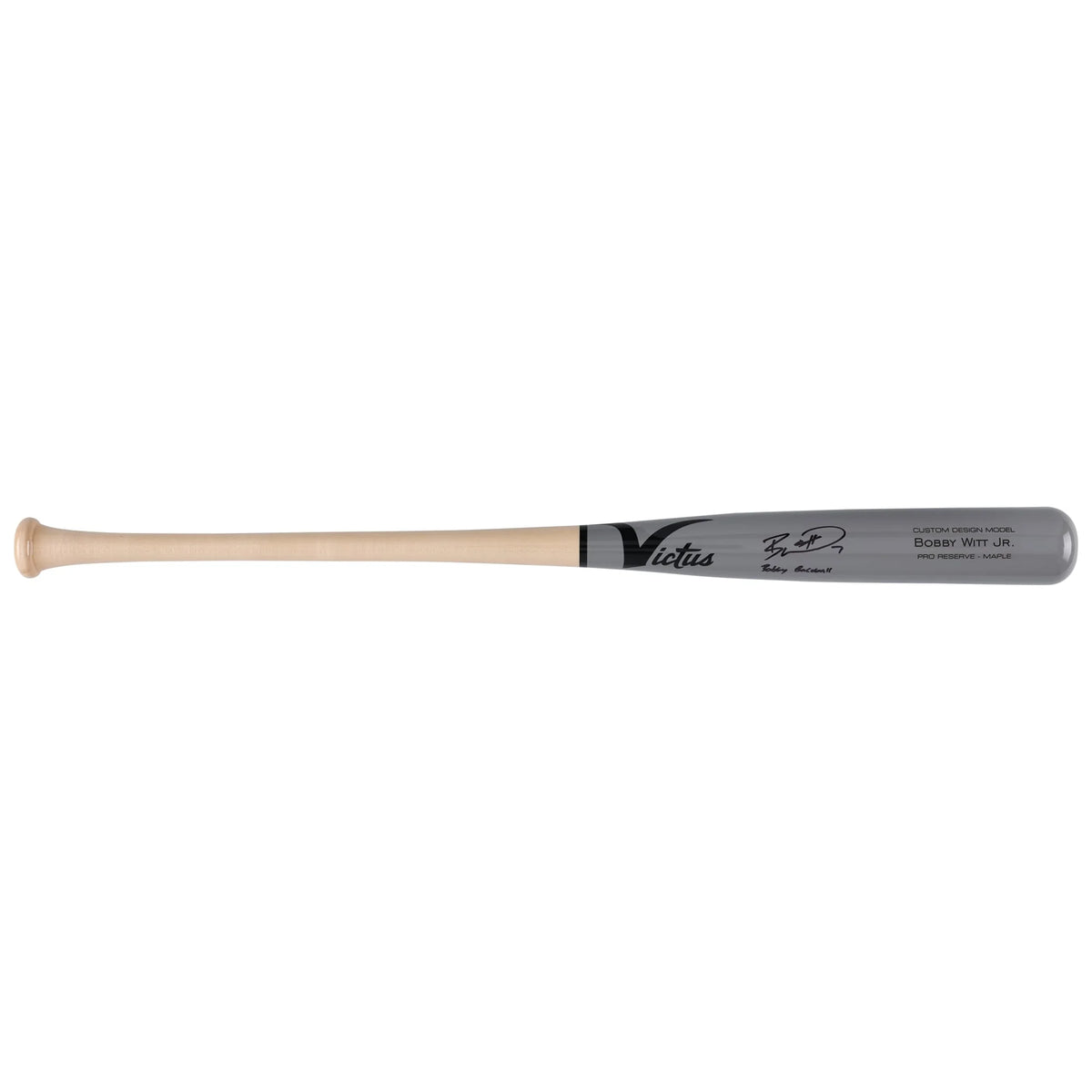 Bobby Witt Jr. Signed Victus Game Model Bat | Bobby Baseball Inscription | WBATSWI0033