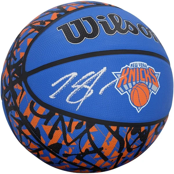 Karl-Anthony Towns Signed Wilson Graffiti Basketball | New York Knicks
