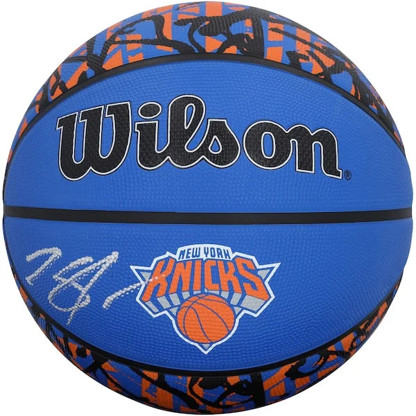 Karl-Anthony Towns Signed Wilson Graffiti Basketball | New York Knicks