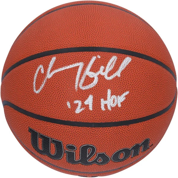 Chauncey Billups Signed Pistons Basketball | HOF 24 Inscription