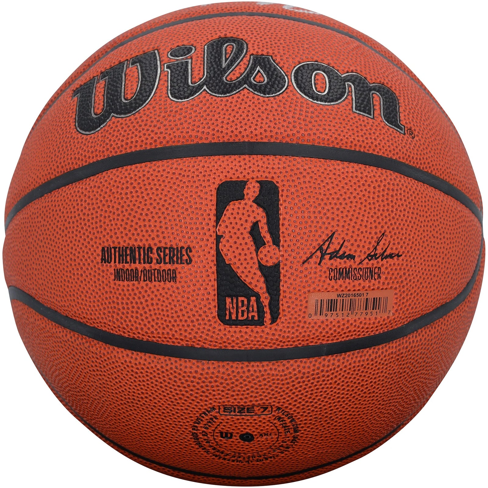 Clyde Drexler & Hakeem Olajuwon Signed Rockets Basketball | Authenticated