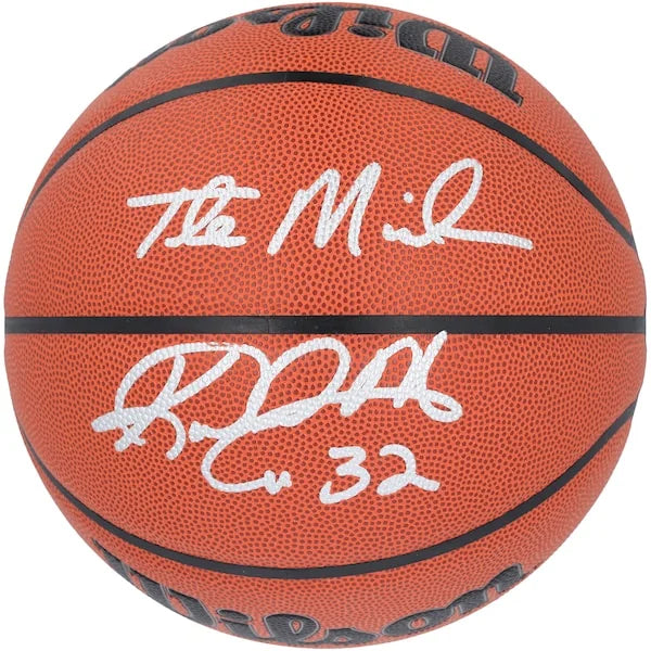 Karl Malone Signed Utah Jazz Basketball | "The Mailman" Inscription