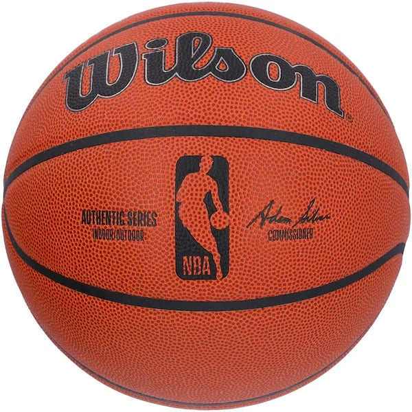 Hakeem Olajuwon Signed Rockets Basketball | HOF 08 Inscription
