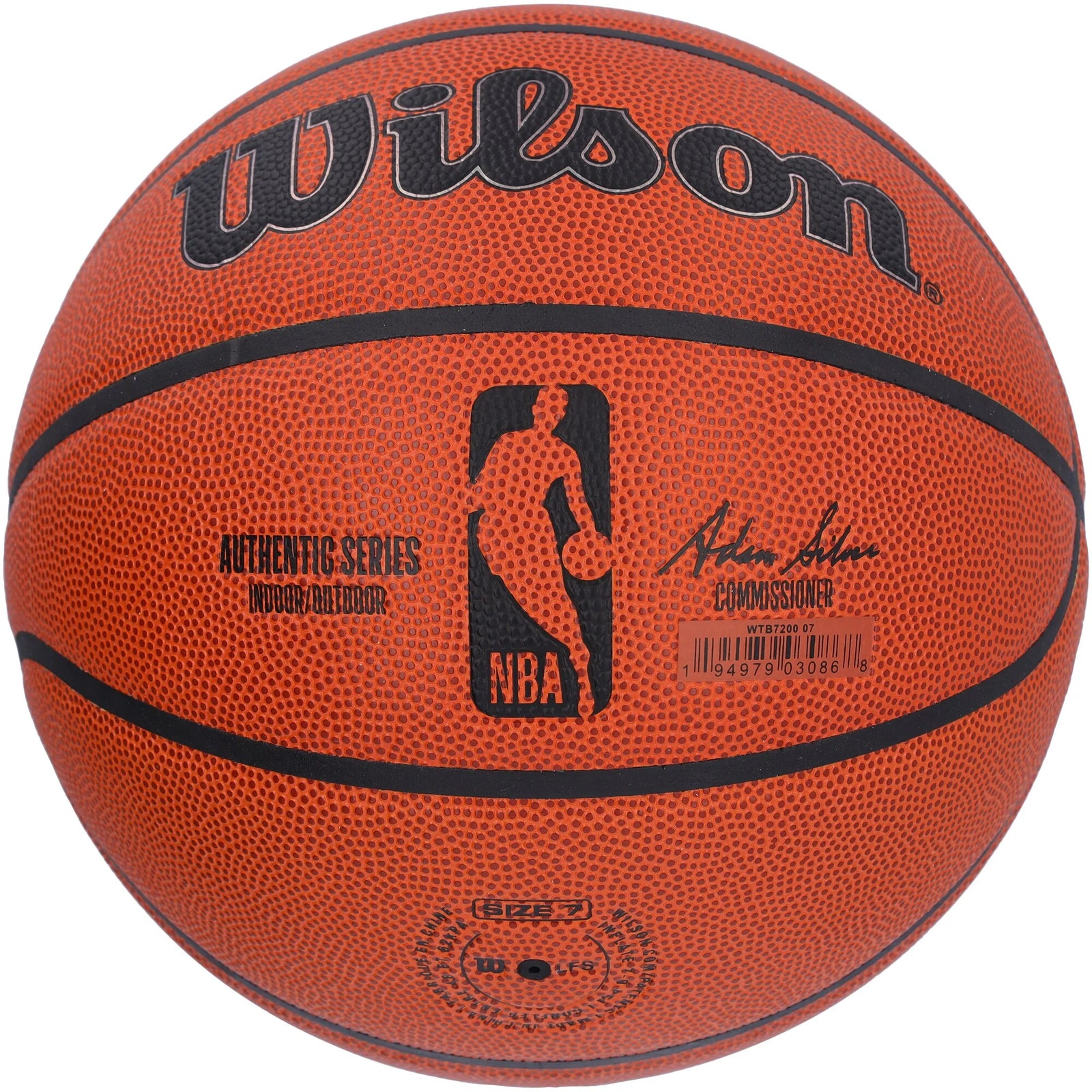 Hakeem Olajuwon Signed Rockets Basketball | HOF 08 Inscription