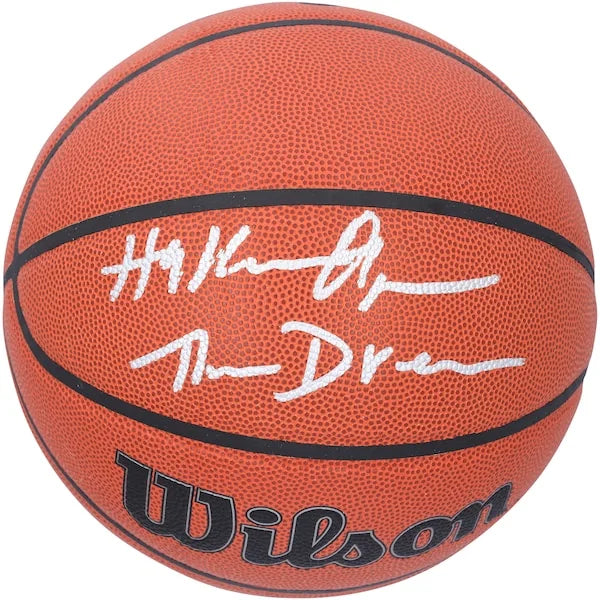 Hakeem Olajuwon Signed Wilson Basketball | The Dream Inscription