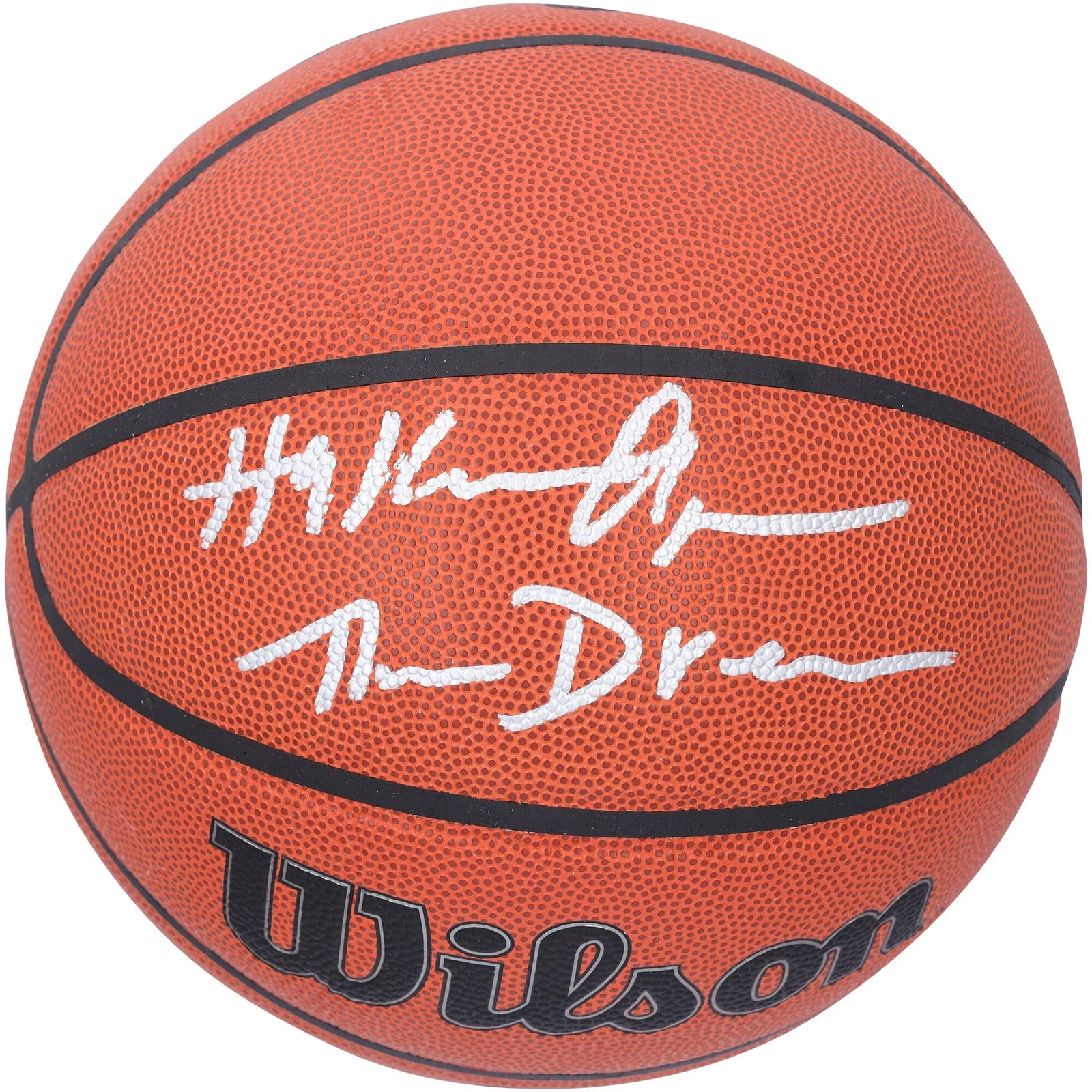 Hakeem Olajuwon Signed Wilson Basketball | The Dream Inscription