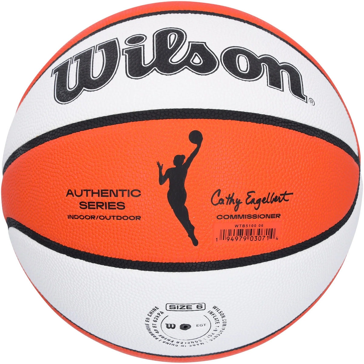 Sheryl Swoopes Signed Houston Comets Basketball | Wilson Authentic Series