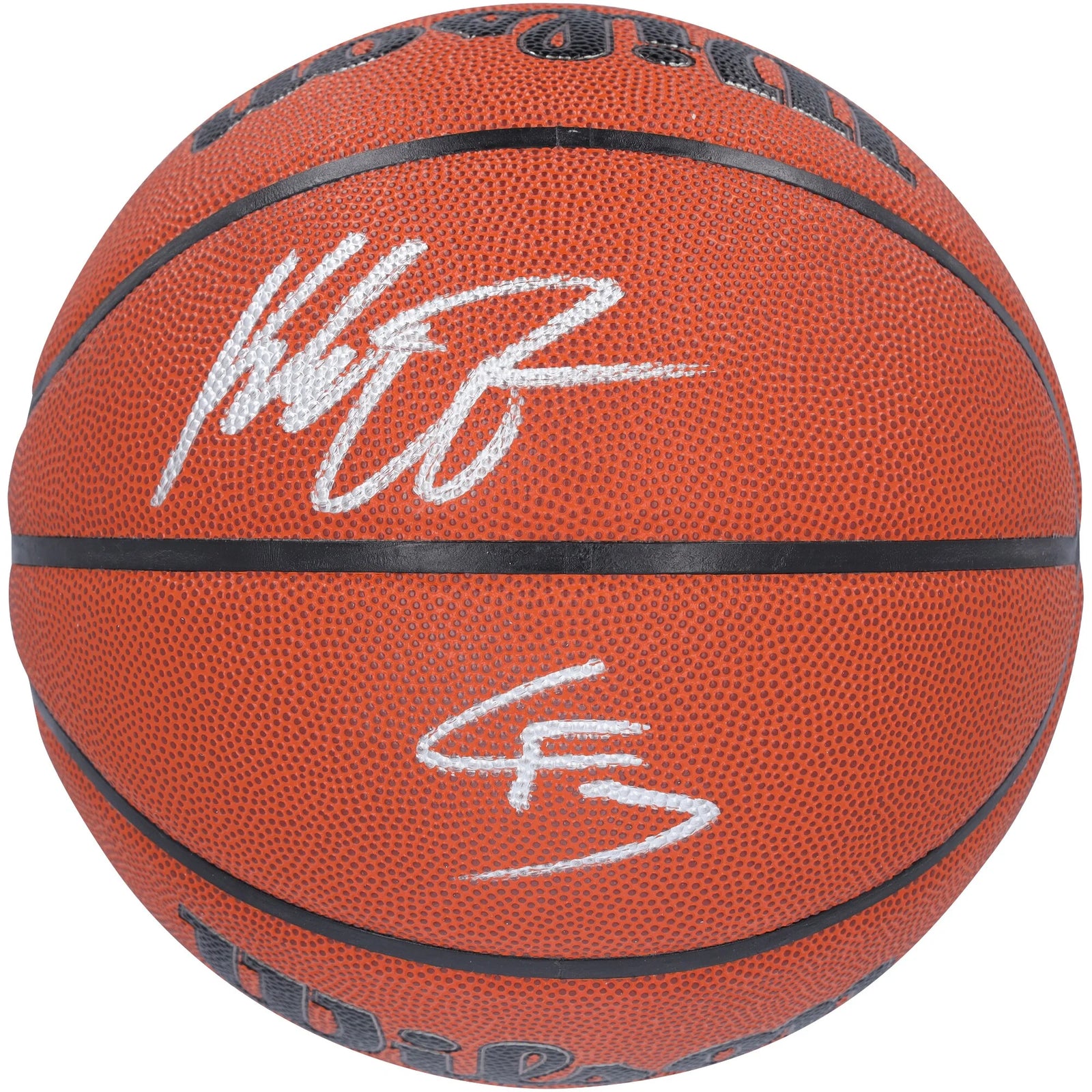 Klay Thompson & Cooper Flagg Signed Mavericks Basketball | Authenticated